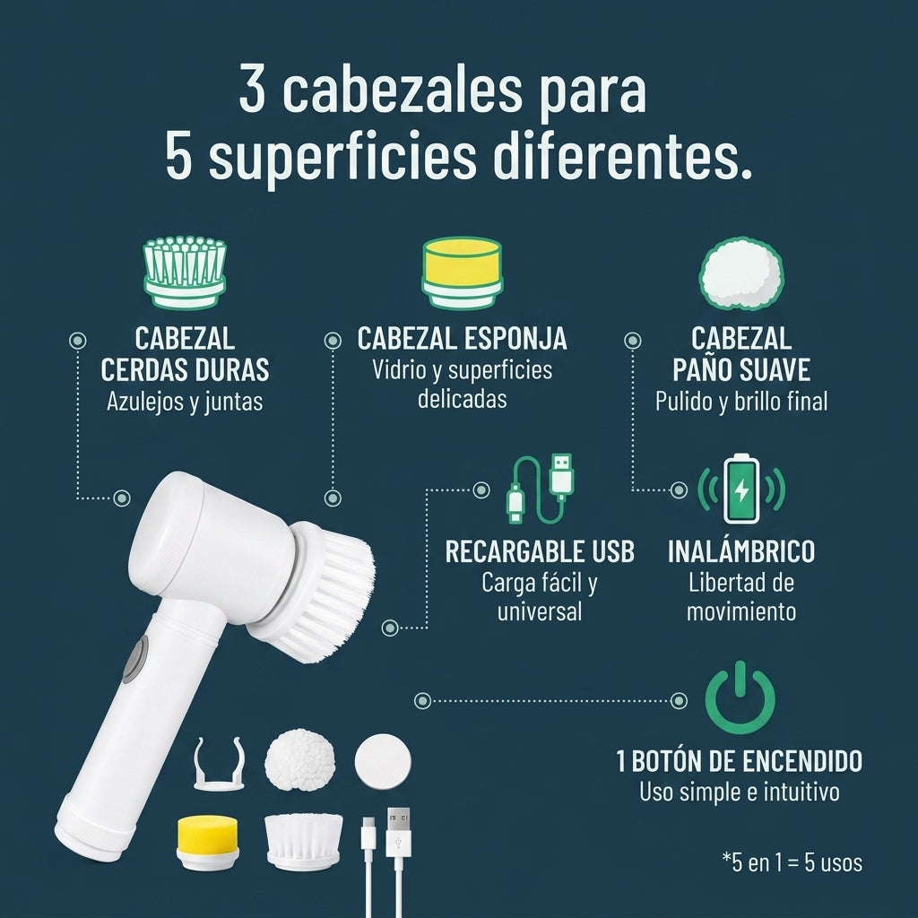 Cepillo Electrico De Limpieza — vista 3