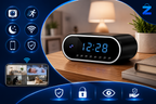 Guardian Clock Pro™ - Despertador Inteligente con Cámara Oculta
